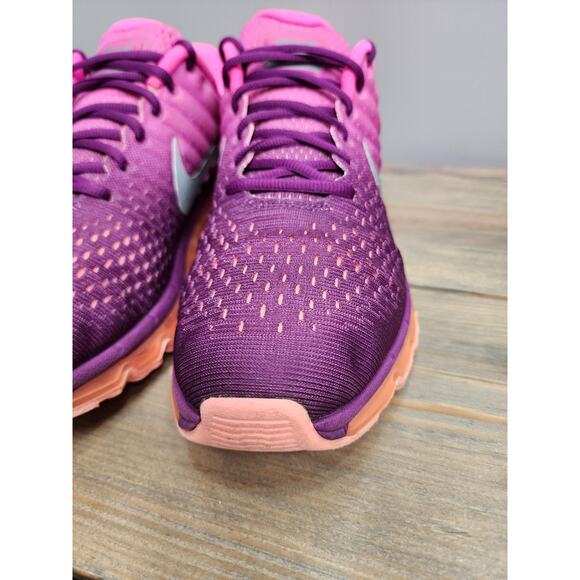 Nike Air Max 2017 Shoes Womens Size 11 Purple Pink Orange Running 849560-502 - Picture 3 of 14
